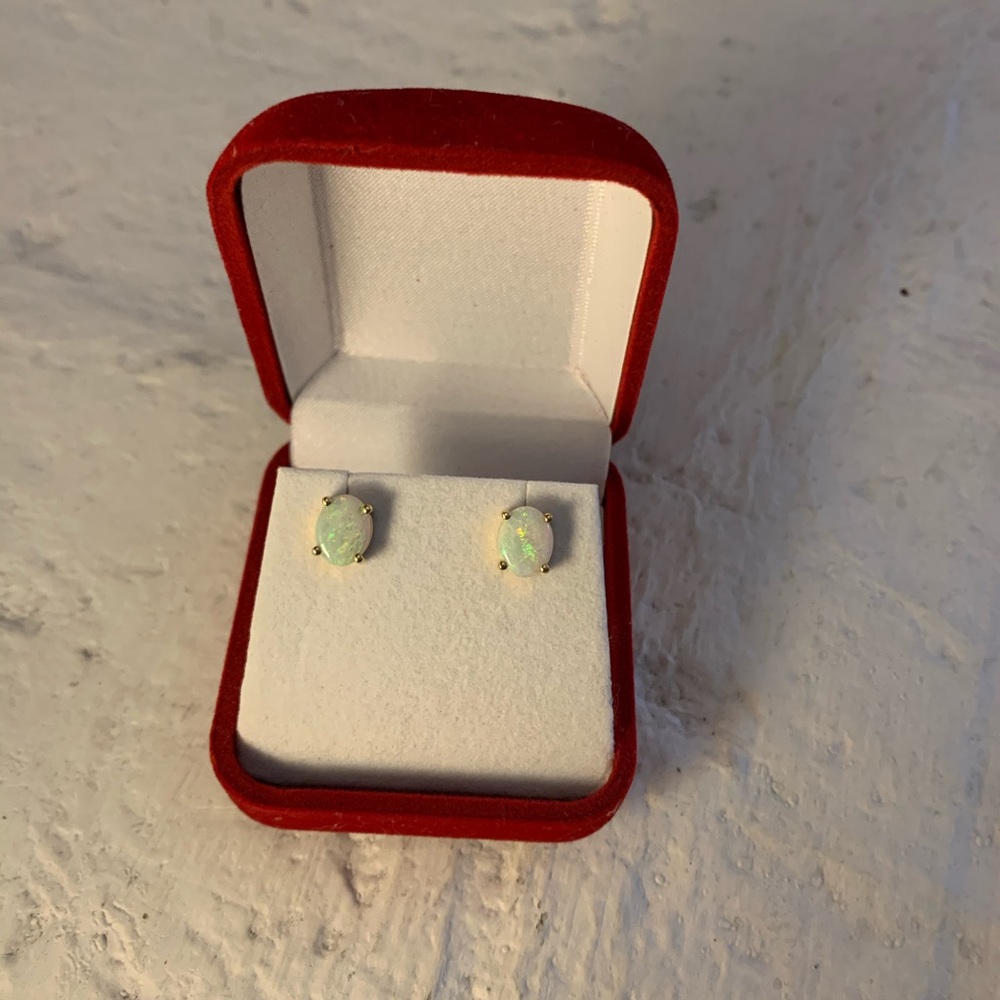 Opal Earrings